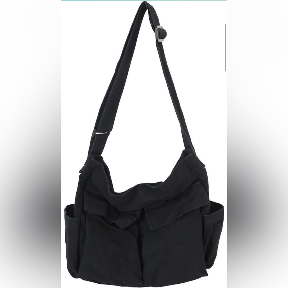 Messenger Bag for School Vintage Canvas Crossbody
